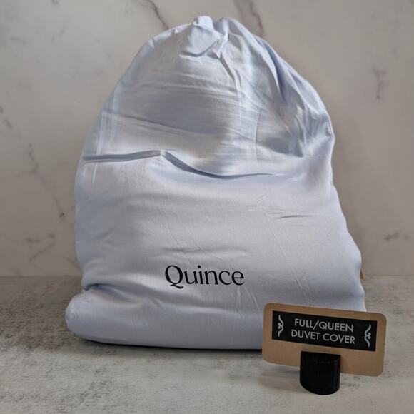 Quince Other - NWOT Quince Bamboo Duvet Cover Full/Queen  Sky Blue